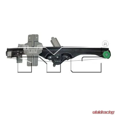 TYC Genera Power Window Motor and Regulator Assembly Front Right - 660475