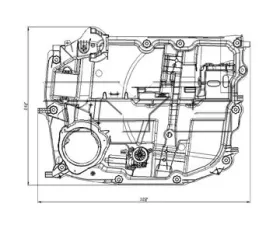TYC Genera Power Window Motor and Regulator Assembly Dodge Nitro Front Right 2007-2011