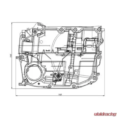 TYC Genera Power Window Motor and Regulator Assembly Dodge Nitro Front Right 2007-2011 - 660483