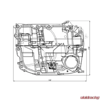 TYC Genera Power Window Motor and Regulator Assembly Dodge Nitro Front Left 2007-2011 - 660484