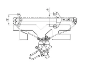 TYC Genera Power Window Motor and Regulator Assembly Honda Accord Rear Right 2003-2007