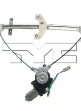 TYC Genera Power Window Motor and Regulator Assembly Honda Civic Rear Left 2001-2005                                     - 660490 - Image 3