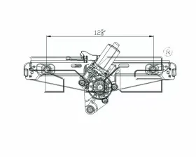 TYC Genera Power Window Motor and Regulator Assembly Chevrolet Malibu Rear Right 2005-2008