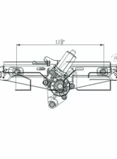 TYC Genera Power Window Motor and Regulator Assembly Chevrolet Malibu Rear Right 2005-2008                                     - 660513 - Image 4