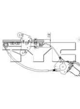 TYC Genera Power Window Motor and Regulator Assembly Rear Left                                     - 660516 - Image 5