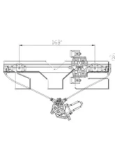 TYC Genera Power Window Motor and Regulator Assembly Ford Rear Right                                     - 660517 - Image 4