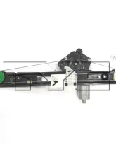 TYC Genera Power Window Motor and Regulator Assembly Ford Focus Rear Right 2000-2007                                     - 660541 - Image 2