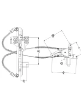 TYC Genera Power Window Motor and Regulator Assembly Rear Right                                     - 660543 - Image 4