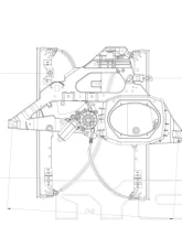 TYC Genera Power Window Motor and Regulator Assembly Ford Expedition Front Left 2007                                     - 660558 - Image 4
