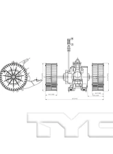 TYC Genera HVAC Blower Motor BMW Front                                     - 700279 - Image 5