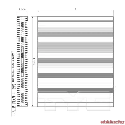 TYC Genera Cabin Air Filter - 800181P