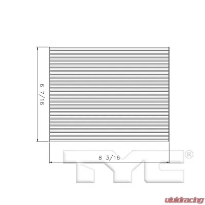 TYC Genera Cabin Air Filter Kia Soul 2014-2019 - 800199P