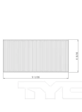 TYC Genera Cabin Air Filter                                     - 800209C2 - Image 3