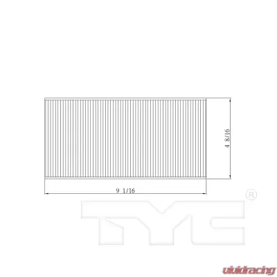 TYC Genera Cabin Air Filter - 800209C2