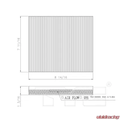 TYC Genera Cabin Air Filter - 800214P