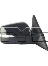 TYC Genera Door Mirror Kia Soul Left 2012-2013                                     - 8160252 - Image 3