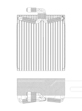 TYC Genera A/C Evaporator Core Toyota Front                                     - 97024 - Image 2