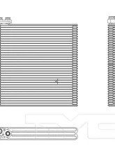TYC Genera A/C Evaporator Core Front                                     - 97036 - Image 2