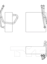 TYC Genera A/C Evaporator Core Front                                     - 97053 - Image 2