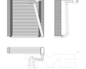 TYC Genera A/C Evaporator Core Kia Optima Front 2006-2010