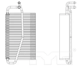 TYC Genera A/C Evaporator Core Mercedes-Benz