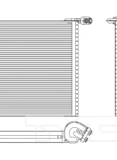 TYC Genera A/C Evaporator Core Front                                     - 97162 - Image 5