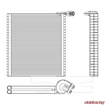TYC Genera A/C Evaporator Core Front - 97162