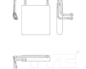 TYC Genera A/C Evaporator Core