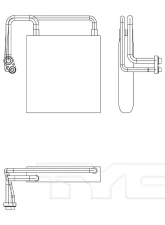 TYC Genera A/C Evaporator Core                                     - 97170 - Image 5