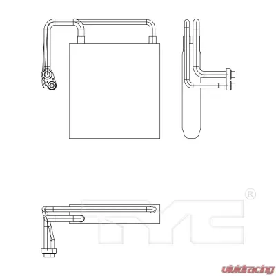 TYC Genera A/C Evaporator Core - 97170