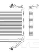 TYC Genera A/C Evaporator Core Nissan                                     - 97172 - Image 2