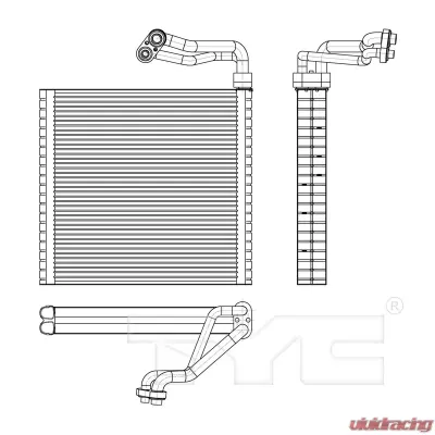 TYC Genera A/C Evaporator Core Nissan - 97172
