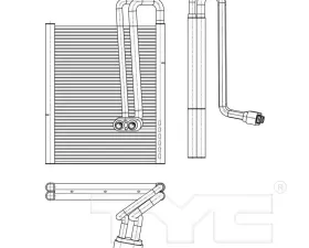 TYC Genera A/C Evaporator Core Front