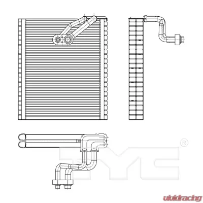 TYC Genera A/C Evaporator Core Dodge Journey Front 2009-2013 - 97191