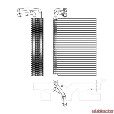 TYC Genera A/C Evaporator Core Front - 97192