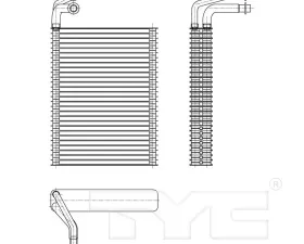 TYC Genera A/C Evaporator Core Front