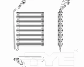 TYC Genera A/C Evaporator Core Chevrolet Front