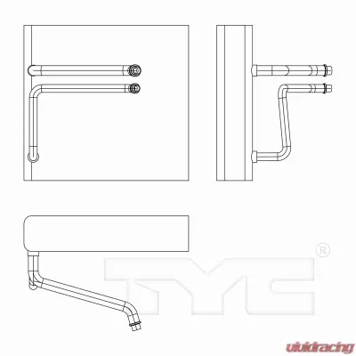 TYC Genera A/C Evaporator Core Ford Mustang 2005-2009 - 97219
