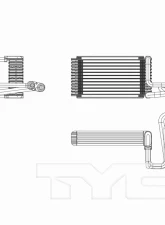 TYC Genera A/C Evaporator Core Dodge Durango Rear 2012-2020                                     - 97224 - Image 2
