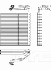 TYC Genera A/C Evaporator Core                                     - 97242 - Image 3