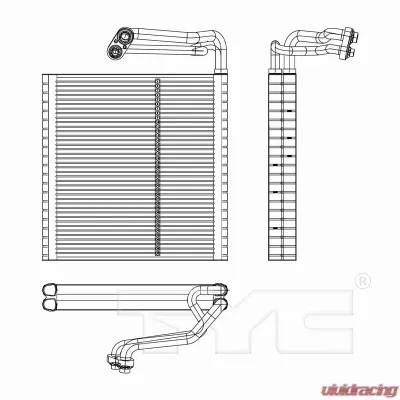 TYC Genera A/C Evaporator Core - 97242