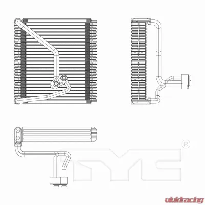 TYC Genera A/C Evaporator Core Kia Spectra Front 2005-2009 - 97246