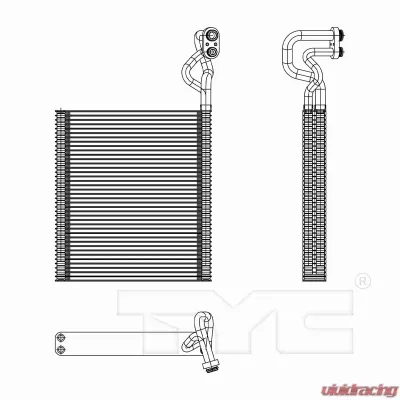 TYC Genera A/C Evaporator Core Honda Civic Front 2014-2015 - 97272