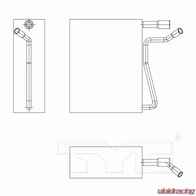 TYC Genera A/C Evaporator Core Ford Mustang Front 1996-2004 - 97279