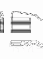 TYC Genera A/C Evaporator Core Dodge Journey Rear 2012-2020                                     - 97285 - Image 4