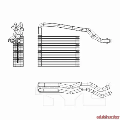 TYC Genera A/C Evaporator Core Dodge Journey Rear 2012-2020 - 97285