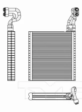 TYC Genera A/C Evaporator Core Honda CR-V Front 2012-2016                                     - 97289 - Image 4