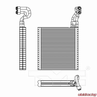 TYC Genera A/C Evaporator Core Honda CR-V Front 2012-2016 - 97289