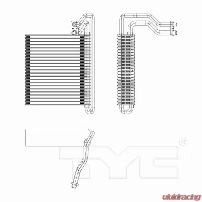 TYC Genera A/C Evaporator Core Ford - 97293