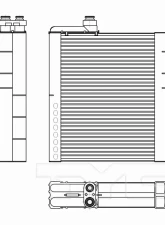 TYC Genera A/C Evaporator Core Front                                     - 97301 - Image 3
